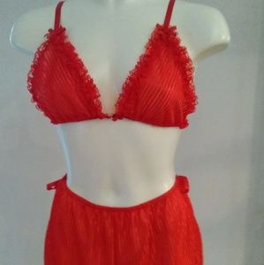 Sharron Leslie bra/tap set NWOT